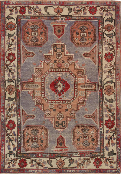 Canvello Vintage Sivas Lamb's Wool Area Rug - 4'8" X 6'8" - Canvello