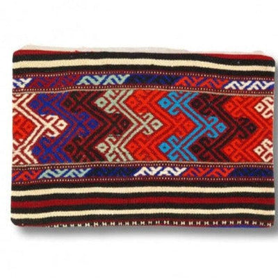 Canvello Vintage Turkish Hand Knotted Kilim Pillow - 16" x 24" - Canvello