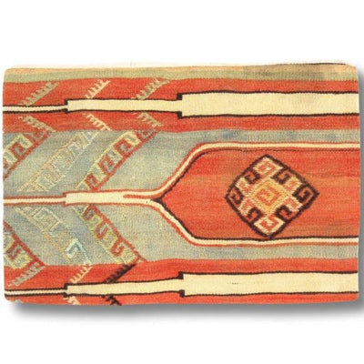 Canvello Vintage Turkish Hand Knotted Kilim Pillow - 16" x 24" - Canvello