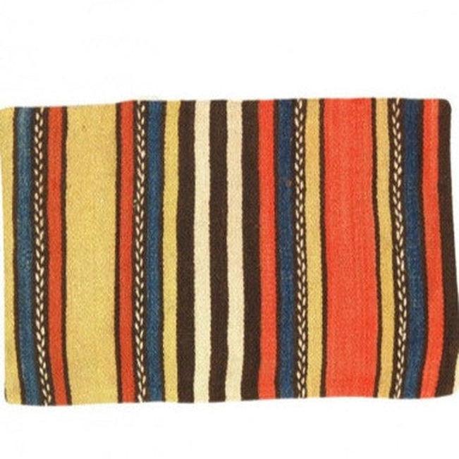 Canvello Vintage Turkish Hand Knotted Kilim Pillow - 16" x 24" - Canvello