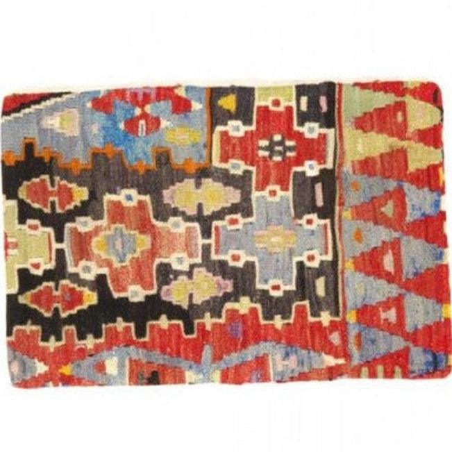 Canvello Vintage Turkish Hand Knotted Kilim Pillow - 16" x 24" - Canvello