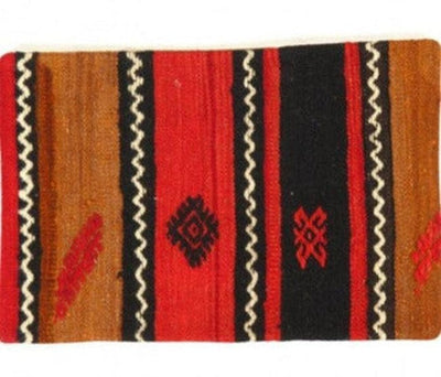 Canvello Vintage Turkish Hand Knotted Kilim Pillow - 16" x 24" - Canvello