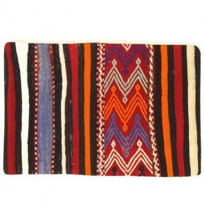 Canvello Vintage Turkish Hand Knotted Kilim Pillow - 16" x 24" - Canvello