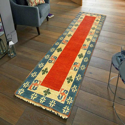 Canvello Vintage Turkish Hand Knotted runner 2'7'' X 8'11'' - Canvello