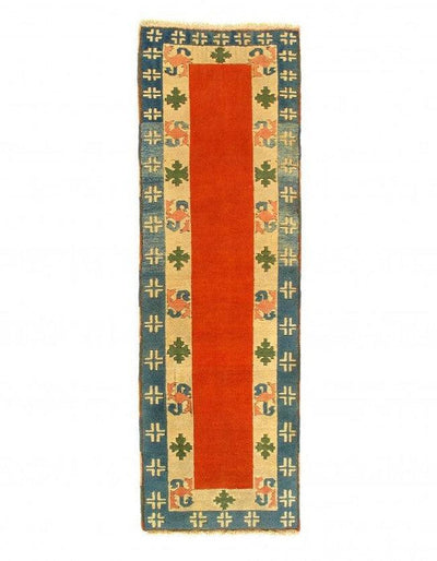 Canvello Vintage Turkish Hand Knotted runner 2'7'' X 8'11'' - Canvello