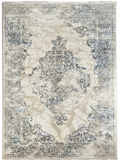 Canvello Area Rugs Premium Rugs for Living Room, Bedroom, Home Dining, Ivory, Grey, Beige, Blue