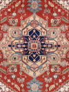 Serapi Geometric Hand-Knotted Wool Area Rug