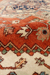 Serapi Geometric Hand-Knotted Wool Area Rug