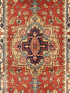 Serapi Geometric Hand-Knotted Wool Area Rug