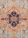 Serapi Geometric Hand-Knotted Wool Area Rug