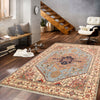 Serapi Geometric Hand-Knotted Wool Area Rug