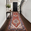 Serapi Geometric Hand-Knotted Wool Area Rug